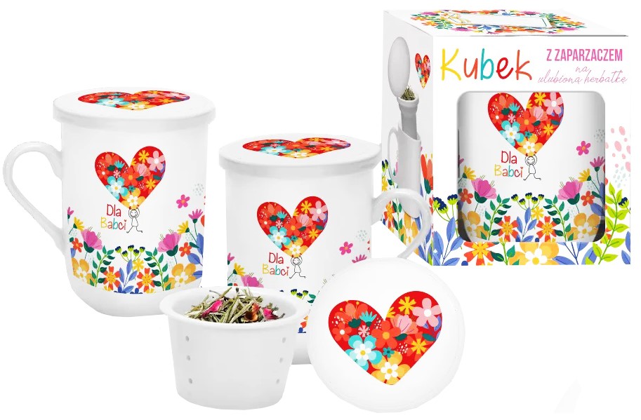 DZIEŃ BABCI KUBEK ZAPARZACZ 330ml DLA BABCI