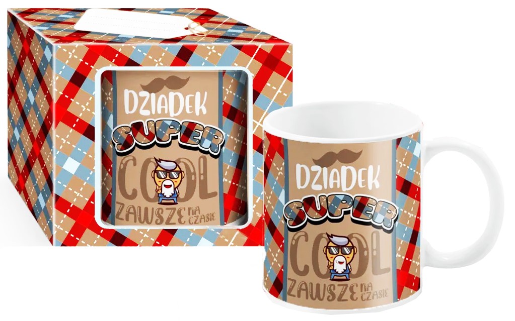DZIEŃ DZIADKA KUBEK BOSS 300ml DZIADEK SUPER COOL