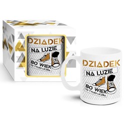 DZIEŃ DZIADKA KUBEK BOSS 300ml DZIADEK NA LUZIE...