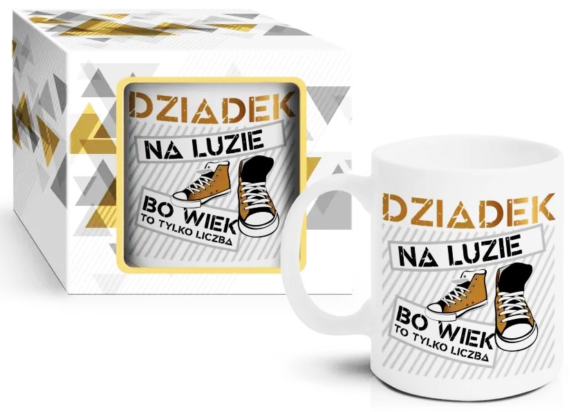DZIEŃ DZIADKA KUBEK BOSS 300ml DZIADEK NA LUZIE...