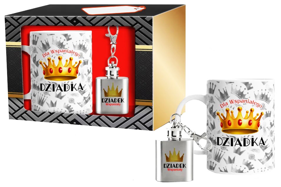 DZIEŃ DZIADKA KUBEK 300ml + PIERSIÓWKA