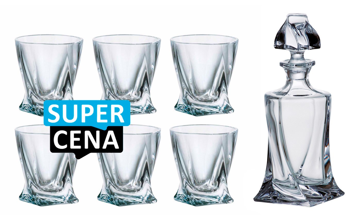 BOHEMIA QUADRO 1+6 SET WHISKY 480-7MB PREMIUM
