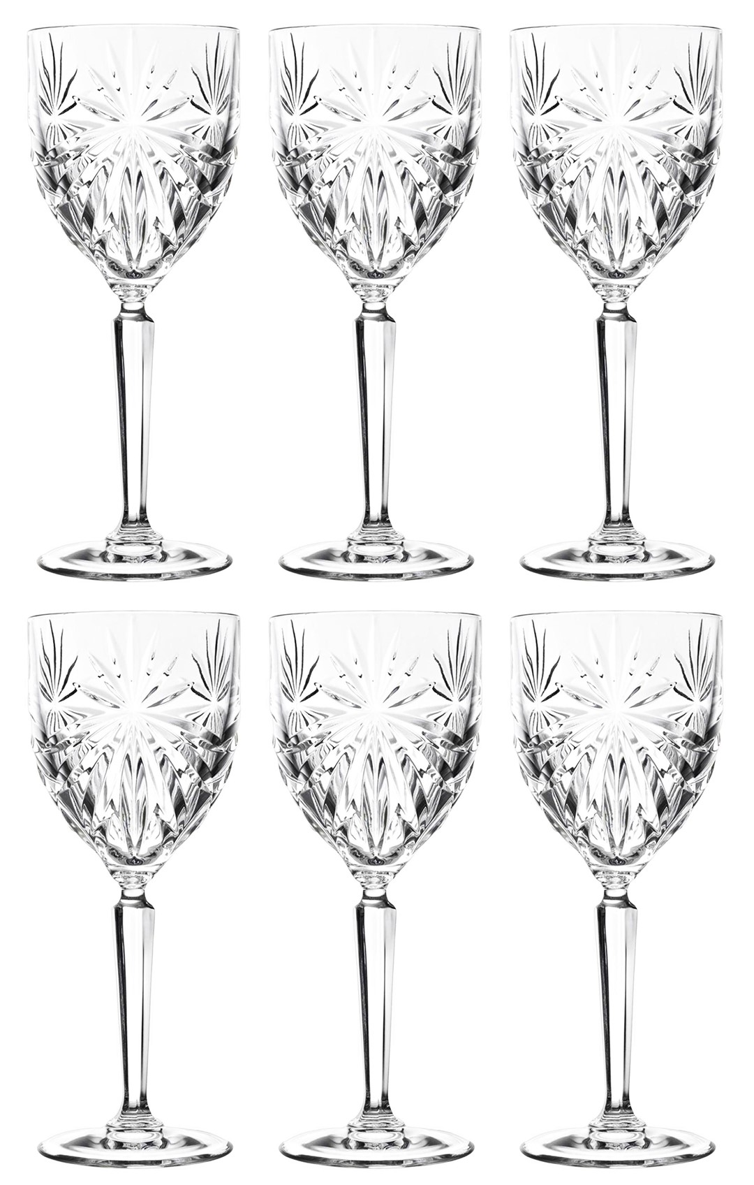RCR OASIS KIELISZEK WINO 290 6szt
