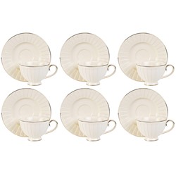 LIZBONA KOMPLET FILIŻANEK 6+6 230ml