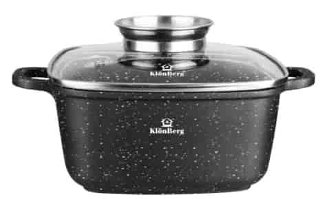 KLONBERG GARNEK MARMUR KWADRAT 5,5L 26cm KB-4014