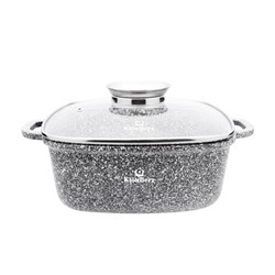 KLONBERG GARNEK MARMUR P KWADRAT 3,5L 22cm KB-3912