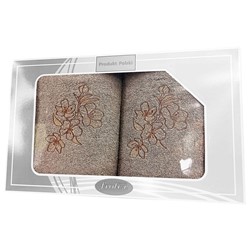 GIFT FROTEX II KPL RĘCZNIKÓW GRENO 2EL BRĄZOWY 1N