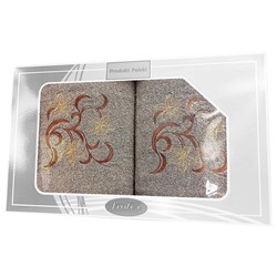 GIFT FROTEX II KPL RĘCZNIKÓW GRENO 2EL BRĄZOWY 3N