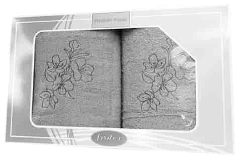 GIFT FROTEX II KPL RĘCZNIKÓW GRENO 2EL POPIEL 1N