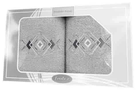 GIFT FROTEX II KPL RĘCZNIKÓW GRENO 2EL POPIEL 4N