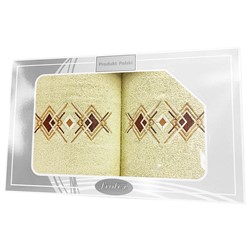 GIFT FROTEX II KPL RĘCZNIKÓW GRENO 2EL KREMOWY 4N