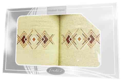 GIFT FROTEX II KPL RĘCZNIKÓW GRENO 2EL KREMOWY 4N