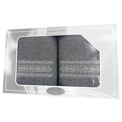 GIFT FROTEX II KPL RĘCZNIKÓW GRENO 2EL GRAFIT 2N