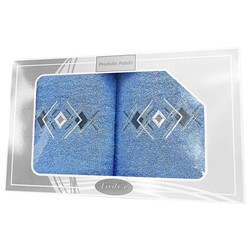 GIFT FROTEX II KPL RĘCZNIKÓW GRENO 2EL NIEBIESK 4N