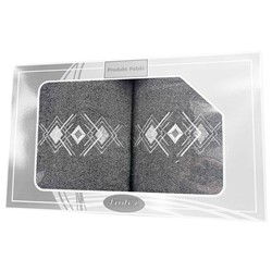 GIFT FROTEX II KPL RĘCZNIKÓW GRENO 2EL GRAFIT 4N