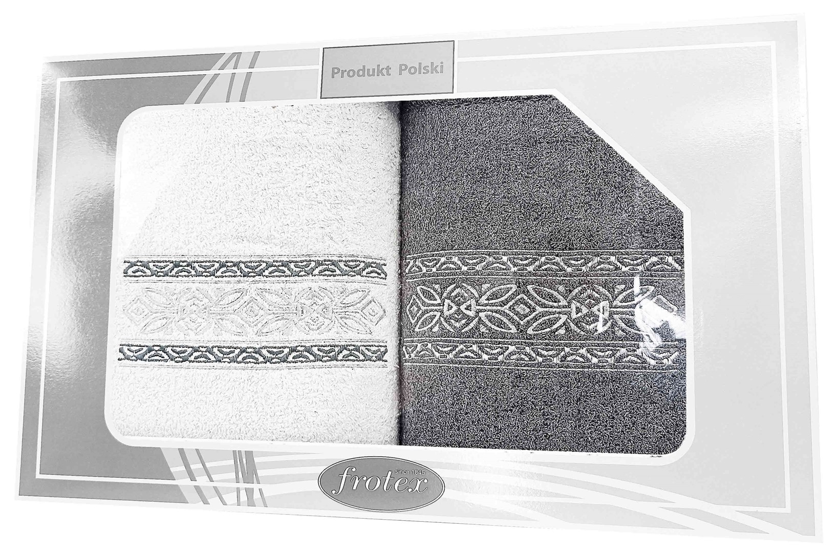 GIFT FROTEX II KPL RĘCZNIKÓW 2EL 70,70 BIAŁY/GR 2N