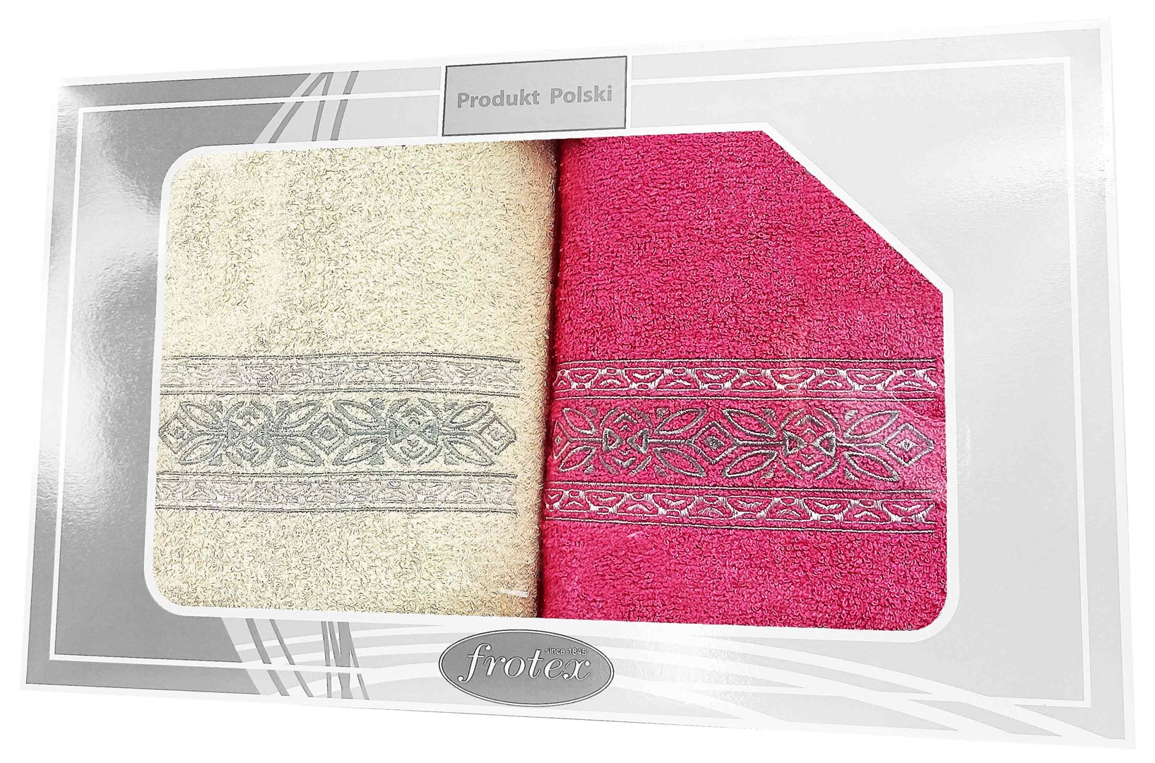 GIFT FROTEX II KPL RĘCZNIKÓW 2EL 70,70 KREM/FUK 2N