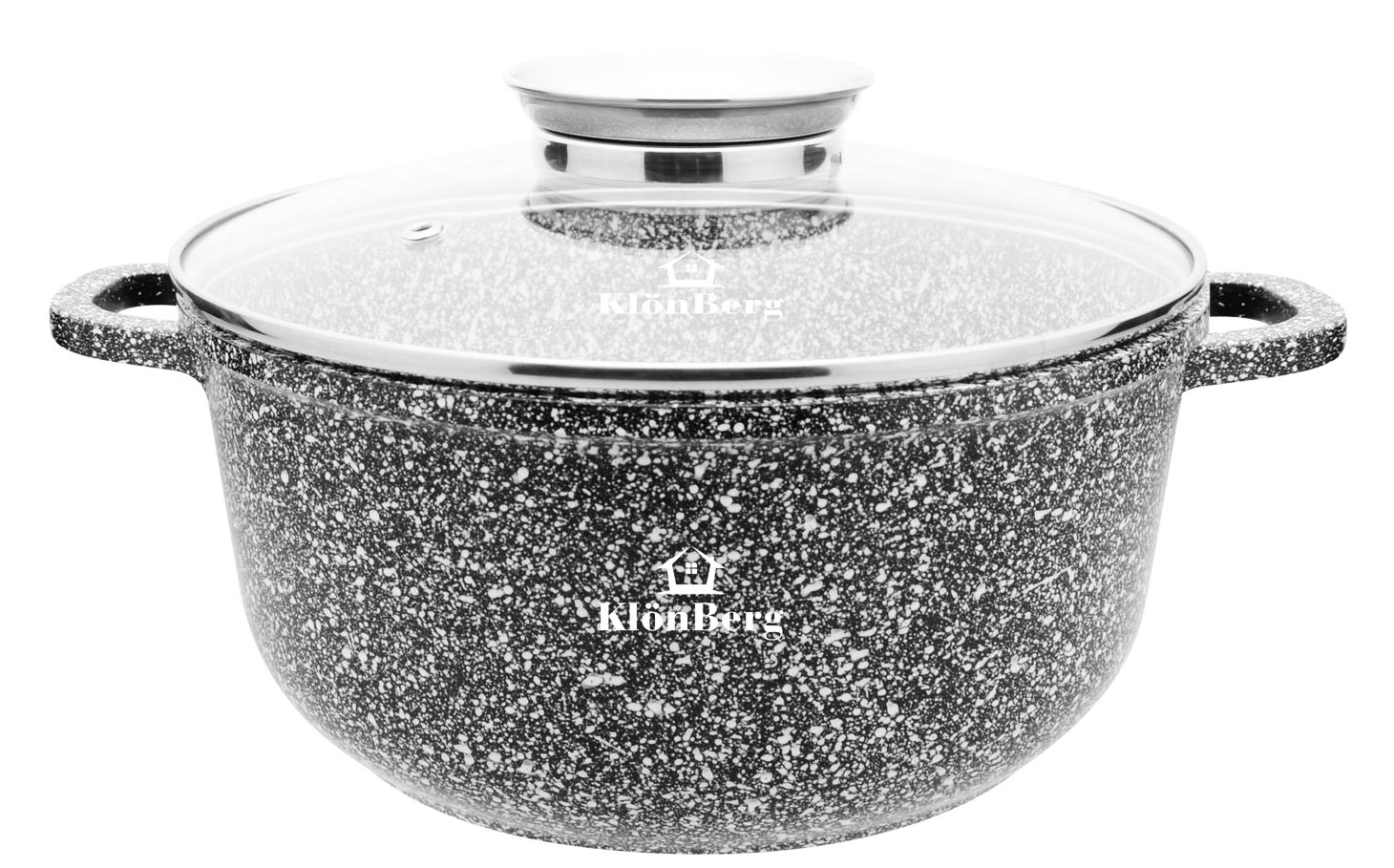 KLONBERG GARNEK MARMUR P OKRĄGŁ  5,5L 26cm KB-3906