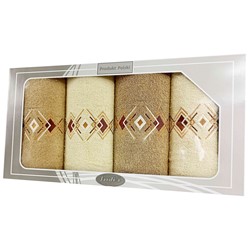 GIFT FROTEX IV KPL RĘCZNIKÓW GRENO 4EL KREM/BEŻ 4N