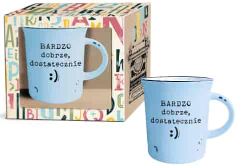 RETRO DRUK KUBEK GARNUSZEK 320ml BARDZO DOBRZE...