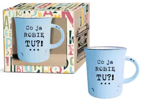 RETRO DRUK KUBEK GARNUSZEK 320ml BARDZO DOBRZE...