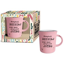 RETRO DRUK KUBEK GARNUSZEK 320ml PRZYTUL...
