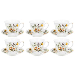 DAISY KOMPLET FILIŻANEK 6+6 250ml