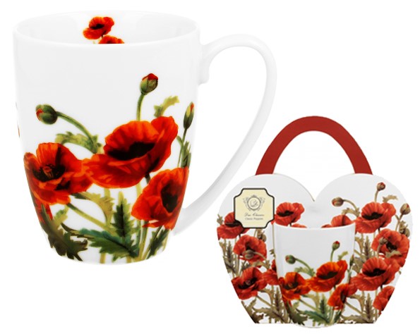 CLASSIC POPPIES KUBEK 360ml + OPAKOWANIE Z RĄCZKĄ