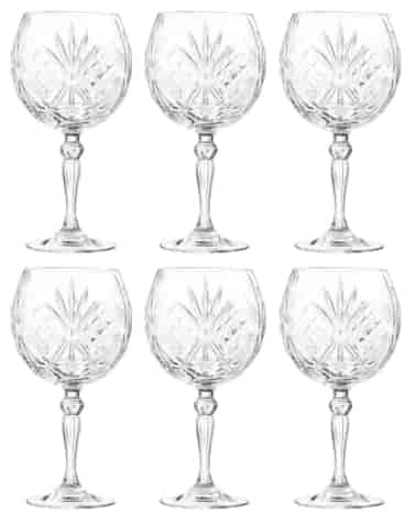 RCR MELODIA KIELISZEK WINO 650 6szt