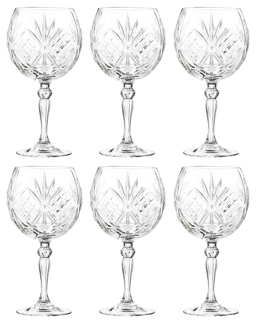 RCR MELODIA KIELISZEK WINO 650 6szt
