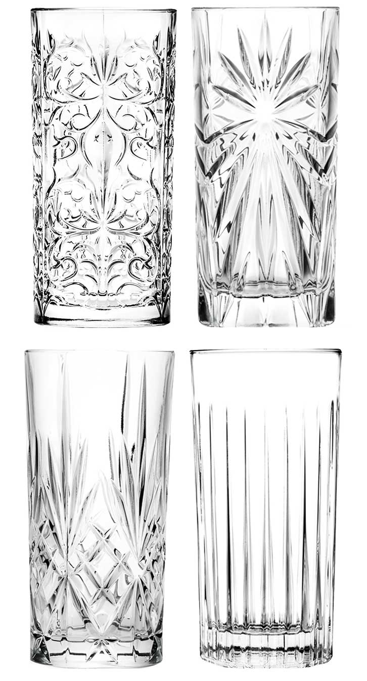 RCR MIXOLOGY SZKLANKA WYSOKA 360 4szt