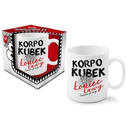 BIG WOW KUBEK 800ml KUBEK KORPO KONIEC KAWY...