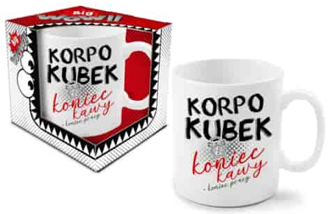 BIG WOW KUBEK 800ml KUBEK KORPO KONIEC KAWY...