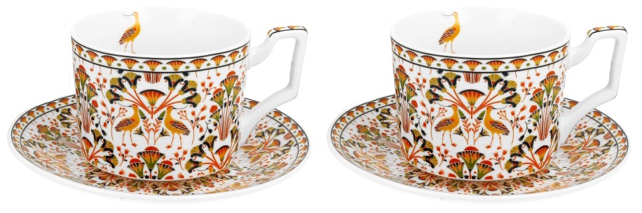 GEOMETRIC HERON KOMPLET FILIŻANEK 2+2 250ml
