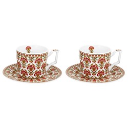 GEOMETRIC CARNATIO ESPRESSO KPL FILIŻANE 2+2 120ml
