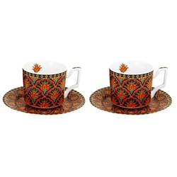 GEOMETRIC FESTUM ESPRESSO KPL FILIŻANEK 2+2 120ml