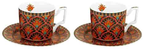 GEOMETRIC FESTUM ESPRESSO KPL FILIŻANEK 2+2 120ml