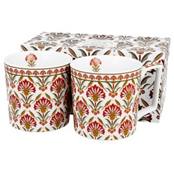 GEOMETRIC CARNATIO KUBEK KPL 2EL W PUDEŁKU 400ml