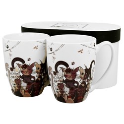 CATS FAMILY KUBEK KOMPLET 2EL W PUDEŁKU 360ml