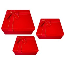 PUDEŁKO KARTONOWE KWADRAT 3szt CBP03-24351C BR