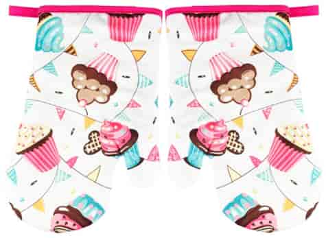 RĘKAWICE KUCHENNE MAGNES KPL 2szt SWEETS F9264