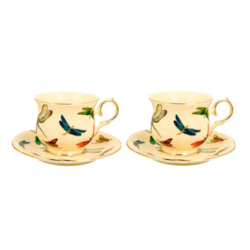 WAŻKI CREAM ESPRESSO KOMPLET FILIŻANEK 2+2 150ml