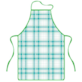 CHECKS FARTUCH KUCHENNY 50x76cm ZIELONY F23A183B