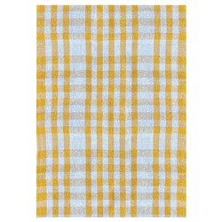 DURUL ŚCIERECZKA KUCHENNA 45x65cm KRATA ŻÓŁTA