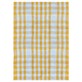 DURUL ŚCIERECZKA KUCHENNA 45x65cm KRATA ŻÓŁTA