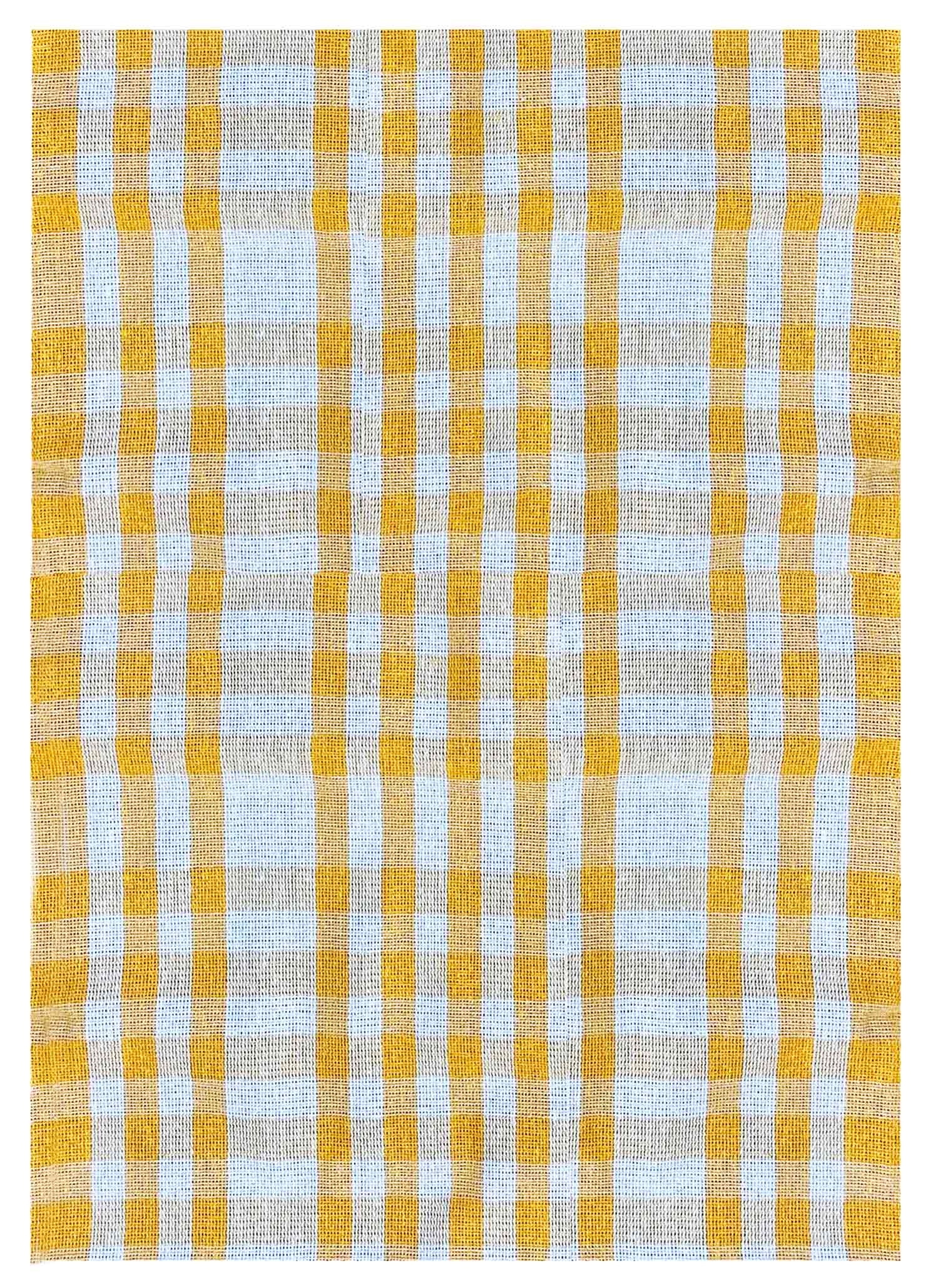 DURUL ŚCIERECZKA KUCHENNA 45x65cm KRATA ŻÓŁTA
