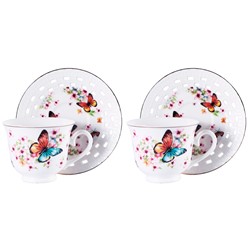 MARIPOSA KOMPLET FILIŻANEK 2+2 240ml