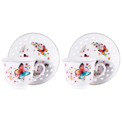 MARIPOSA KOMPLET FILIŻANEK 2+2 240ml