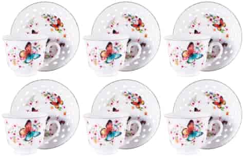 MARIPOSA KOMPLET FILIŻANEK 6+6 240ml