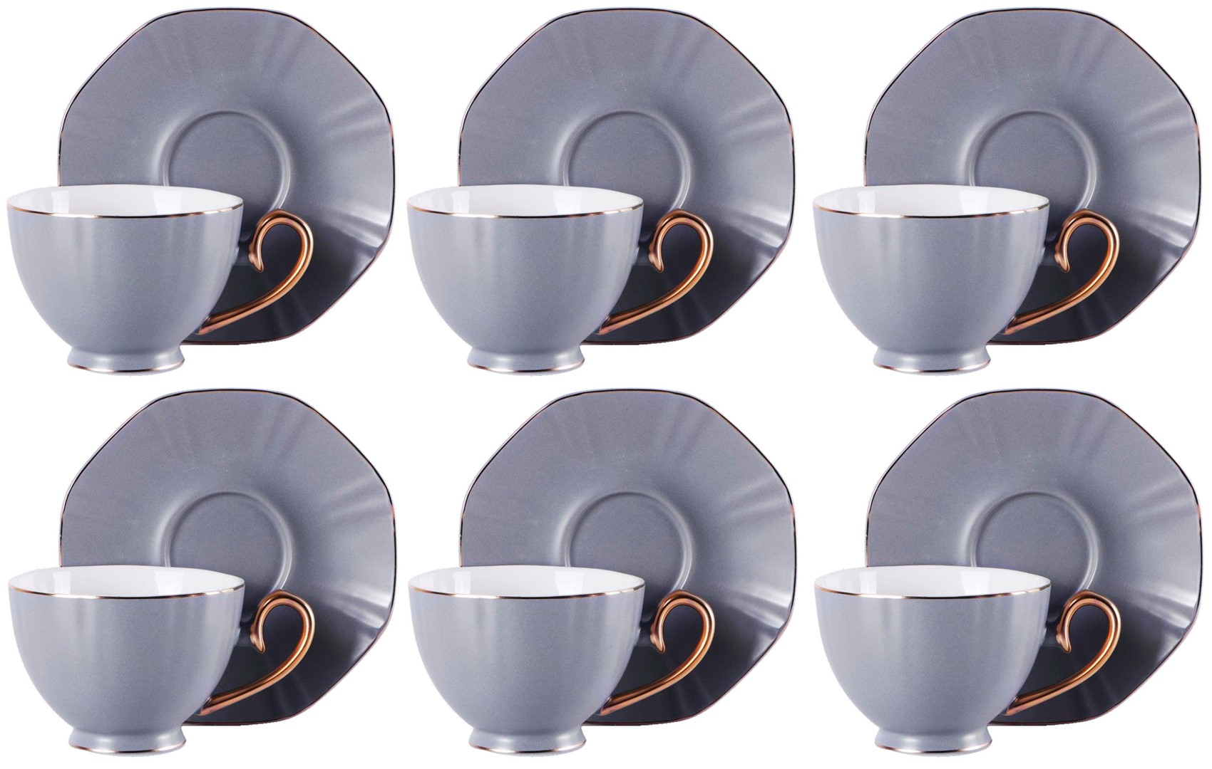 OREGON KOMPLET FILIŻANEK 6+6 260ml